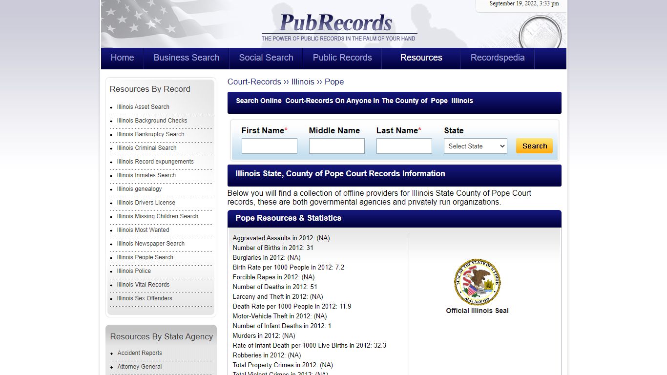 Pope County, Illinois Court Records